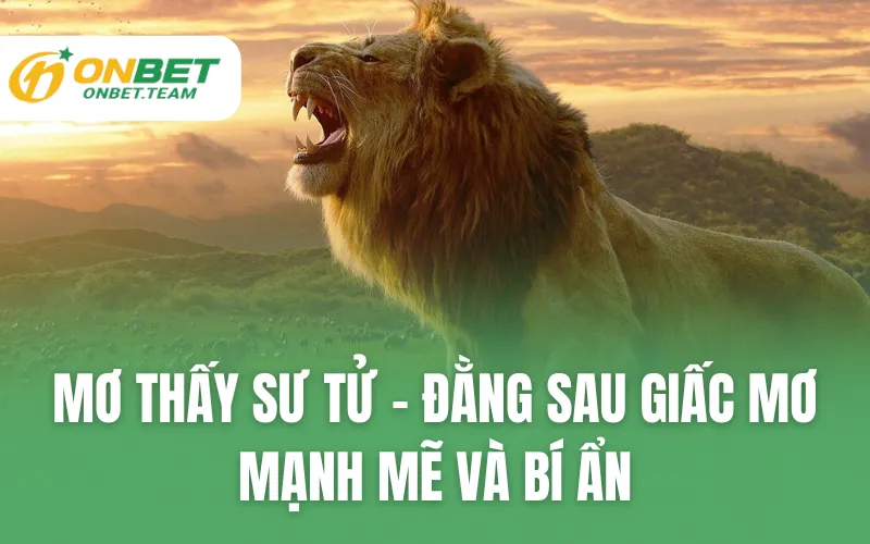 Mơ Thấy Sư Tử - Đằng Sau Giấc Mơ Mạnh Mẽ Và Bí Ẩn